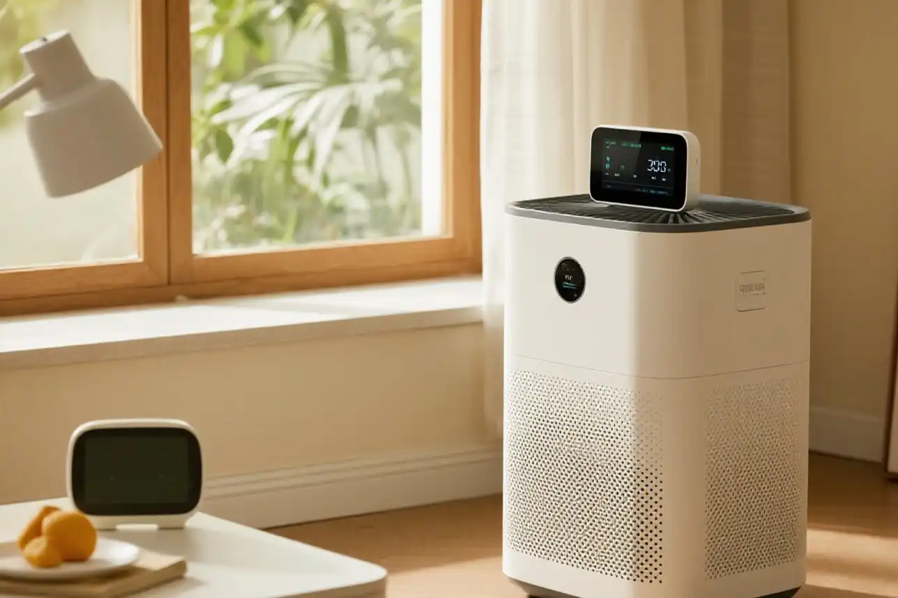 Purchase an air purifier with a monitor