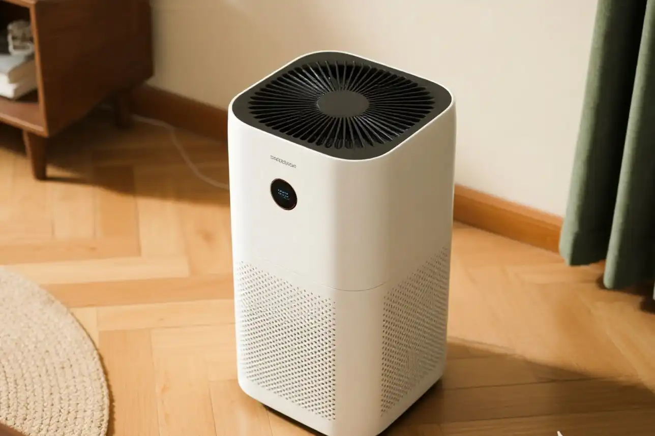 Using an air purifier at home