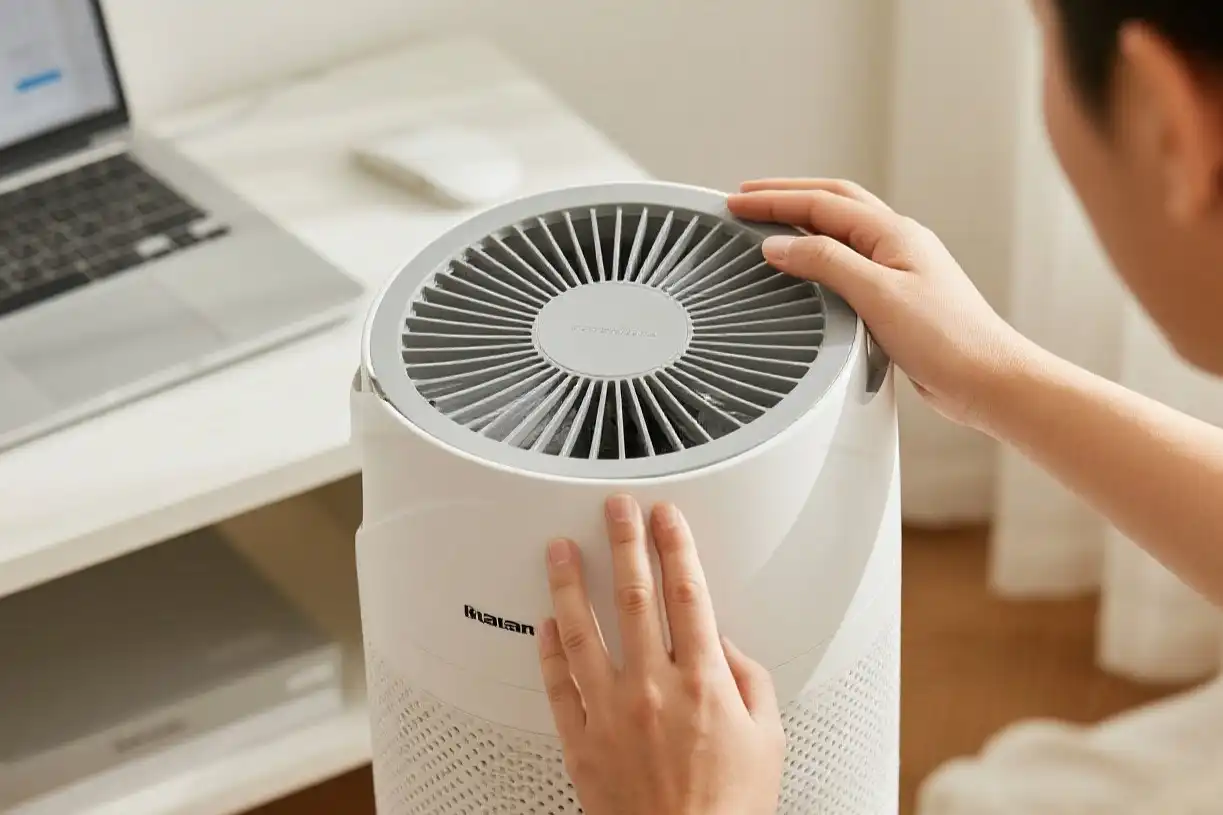 Air purifier for allergy symptoms