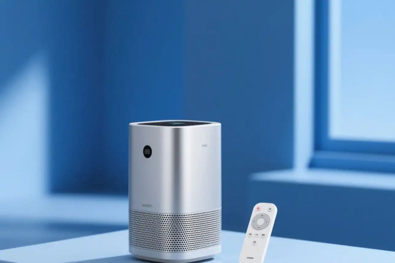 Air purifier with remote control